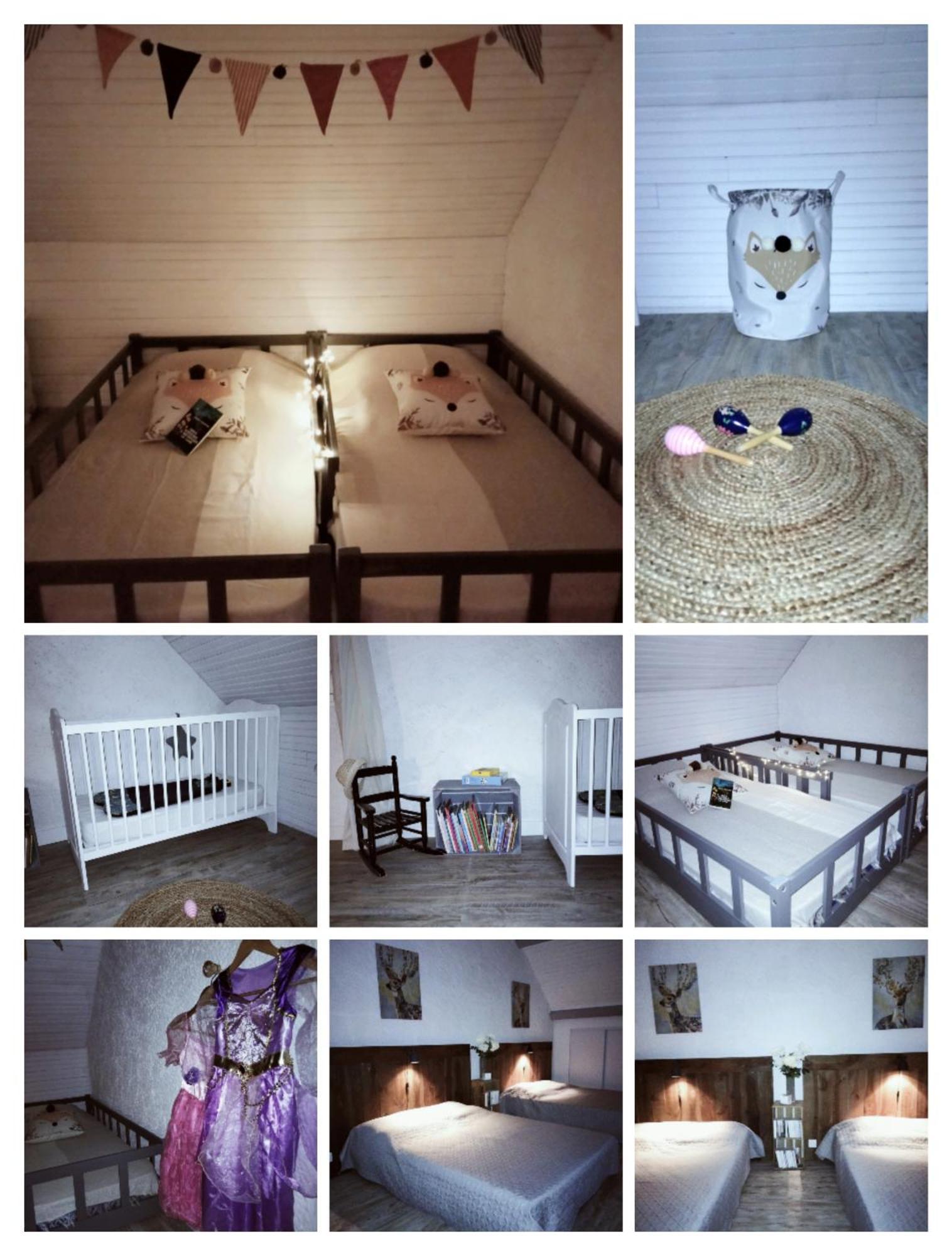Chambre Familiale Anna "Mon Lit Au Pre" , Jusqu'A 4 Adultes Et 2 Enfants Avec Piscine Familles, Couples Ou Femmes Seulement Pontours ภายนอก รูปภาพ